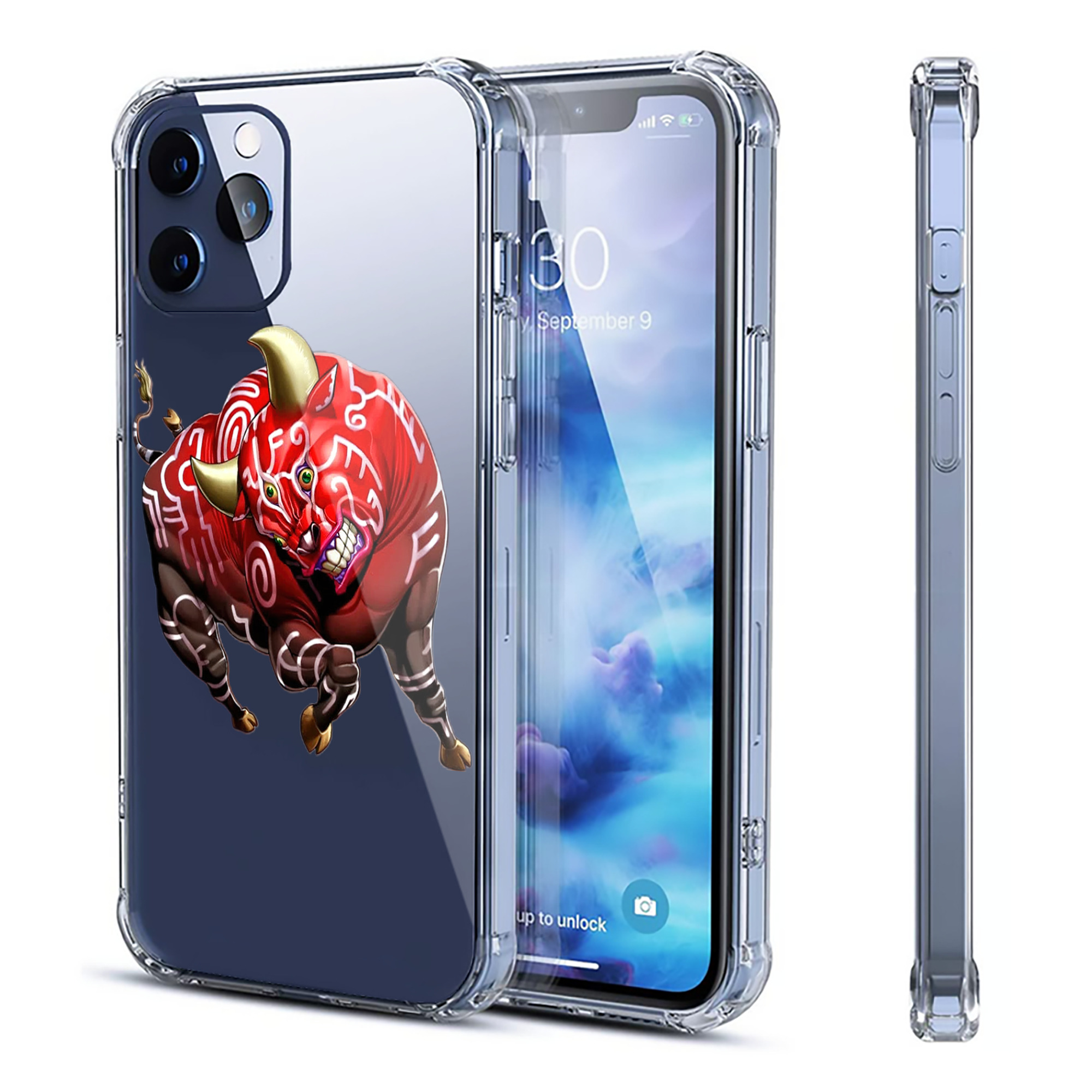 （画像用） 遊☆戯☆王 Yu-Gi-Oh! 【iPhone 12シリーズ対応】透明スマホケース（クリアソフトケース）